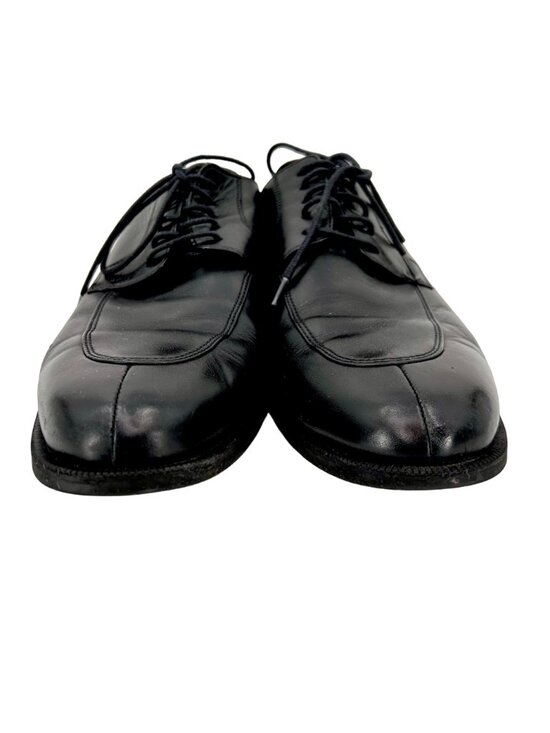 COLE HAAN BLACK TIE LEATHER LOAFER DRESS SHOES - 12M main image 9